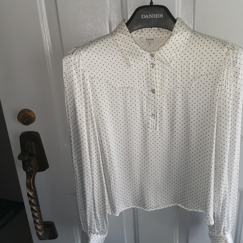 GANNI white top - Picture 3 of 6